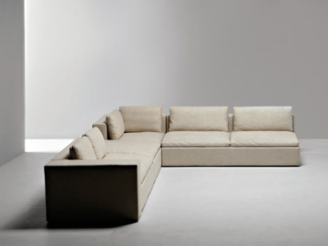 PUZZLE - Corner sectional fabric sofa by La Cividina - view 2